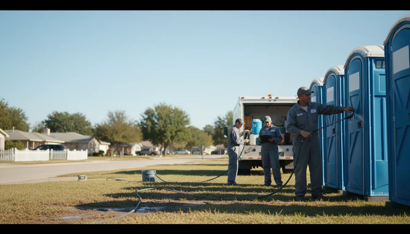 Long-Term Portable Toilet Rental in Bessie, OK near me
